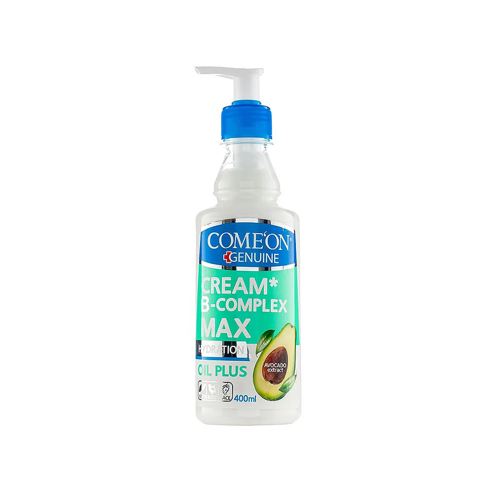 کرم پمپی مرطوب کننده کامان مدل B Complex Max مناسب پوست خشک